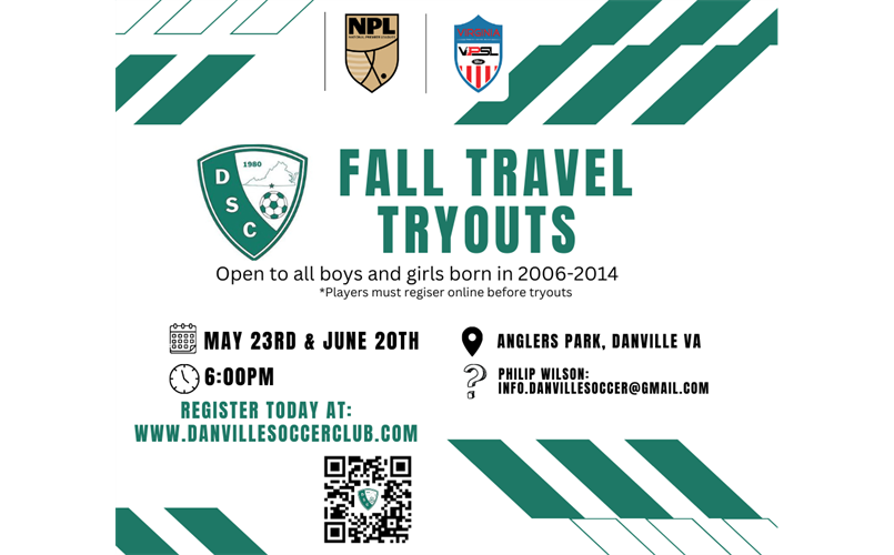 Fall 2023 Travel Tryout Dates Announced
